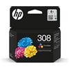 Hp Cartuccia Hp 308 7FP21UE 120 pagine Tricolore [HP308 TRI-COLOR]