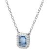 SWAROVSKI PENDENTE MILLENIA, TAGLIO OTTAGONALE BLU