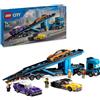 lego City - Camion Trasportatore con Auto Sportive 7+ Anni 60408 lego