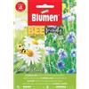 Blumen Bee centaurea cyanus fiore doppio mauve ball