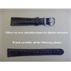 15 Mm Bellissima Qualità Francese Bracciale Donna Lucertola Vera Marrone Scuro