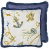 Baci Milano cuscino Portofino blu 60x60cm