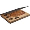 Brandani Tagliere formaggi Industrial acacia coltello e forchettina