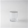 KnIndustrie set 6 tumbler acqua in vetro Quaderni Quadri 280ml