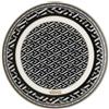 Versace piattino pane La Greca Signature nero Ø17cm