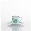 Weissestal set caffè da 12 Heritage Sea verde e bianco