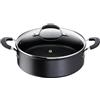 Lagostina casseruola bassa con 2 manici Tempra nera Ø26cm