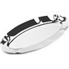 Elleffe Design vassoio in acciaio inox Serie World piccolo 50x24cm