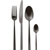 Sambonet Servizio Tavola 24 Posate in Acciaio Inox Monoblocco Rock Diamond 2Black