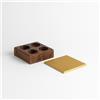 KnIndustrie scatola contenitore Yellow Box 3 16x16cm