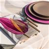 The Napking set 4 tovaglioli Floralia in raso 50x50cm
