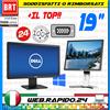 DELL, HP, EIZO, LG.. PC MONITOR SCHERMO LCD 19" 1366 X 768 16:9 4:3 VGA DVI DISPLAY DESKTOP BUONO 21