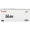 Canon Toner ORIGINALE Canon 4932C001 064HY GIALLO ALTA CAPACITA' 10400 pagine per Stampanti: Canon I-SENSYS LBP722CDW, Canon I-SENSYS MF832CDW