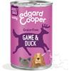 Edgard & Cooper umido cane Adult Selvaggina Anatra Barbabietola e Mirtilli 400 gr