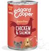 Edgard & Cooper umido cane Senior Pollo Salmone Broccoli Mirtillo 400 gr