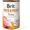 Brit Umido Cane patè e pezzi di Tacchino 400 gr