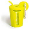 Farm Company Fidoroll Porta Sacchetti Igienici Cocktail Silicone Fluo Verde 6,5x4,5 cm
