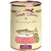 Terra Canis CLASSIC Salmone con Miglio, Pesca e Erbe Aromatiche Umido Per Cani 400 gr