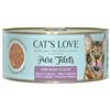 Cat\'s Love Umido Gatto Adult Filetti Salmone e Pollo 100 g
