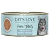 Cat\'s Love Umido Gatto Adult Filetti Salmone 100 g