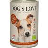 Dog\'s Love Umido Cane Adult BIO Manzo Mele e Zucchine 200 gr