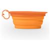 United Pets LEAF BOWL Arancione Ciotola Da Viaggio ONE SIZE