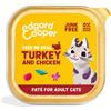 Edgard & Cooper Umido Gatto Adult Tacchino Pollo e Mirtilli PATÈ 85 g