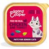 Edgard & Cooper Umido Gatto Senior Pollo Tacchino e Mirtilli PATÈ 85 g