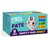 Edgard & Cooper Umido GATTO PATE\' Multipack Assortito 8x85g 8x85 gr