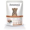 Amanova P09 Umido Gatto KITTEN Pollo e Pesce Bianco 85 g