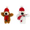 Kong Holiday Softies Orsetti Assortiti Gioco Natalizio per Gatti ONE SIZE