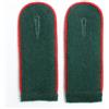 ARTIGLIERIA EM spalla BASI BOTTIGLIA VERDE ROSSO CON PROFILI - WW2 Riproduzione