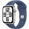 Apple WATCH SE GPS 44MM M-L Alluminio Argento Denim Sport Band