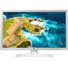 LG ELECTRONICS LG 24TQ510S-WZ, 59,9 cm (23.6), 1366 x 768 Pixel, LED, Smart TV, Wi-Fi, Bianco 24TQ510S-WZ