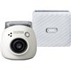 Fujifilm INSTAX PAL digital camera, Milky White + printer Link WIDE, Ash White