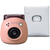 Fujifilm INSTAX PAL digital camera, Powder Pink + printer SQUARE Link, White