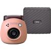 Fujifilm INSTAX PAL digital camera, Powder Pink + printer Link WIDE, Mocha Gray