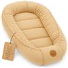Totsy Baby Riduttore lettino neonato - 90x50 cm baby nest trasportabile per neonati nido culla pod cocoonababy babynest antisoffoco Beige Mussola C
