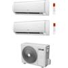 Ferroli CONDIZIONATORE FERROLI DUAL SPLIT GIADA M 9000+12000 BTU WIFI INVERTER ESTERNA 18-2 A++
