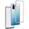 REY Cover in Gel TPU Trasparente per XIAOMI REDMI Note 10 4G - REDMI Note 10s, Ultra Sottile 0,33 mm, Morbido Flessibile, Custodia Silicone