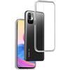 REY Cover in Gel TPU Trasparente per XIAOMI REDMI Note 10 5G - XIAOMI Poco M3 PRO 5G, Ultra Sottile 0,33 mm, Morbido Flessibile, Custodia Silicone