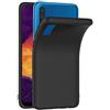 REY Cover in Gel TPU Nera per Samsung Galaxy A50 - A50s - A30s, Ultra Sottile 0,33 mm, Morbido Flessibile, Custodia Silicone