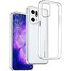 REY Cover in Gel TPU Trasparente per Oppo Find X5, Ultra Sottile 0,33 mm, Morbido Flessibile, Custodia Silicone