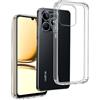 REY Cover in Gel TPU Trasparente per OPPO REALME C53 4G - REALME N53 4G - REALME NOTE 50 4G - REALME C51 4G, Ultra Sottile 0,33 mm, Morbido Flessibile, Custodia Silicone