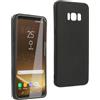 REY Cover in Gel TPU Nera per Samsung Galaxy S8 Plus, Ultra Sottile 0,33 mm, Morbido Flessibile, Custodia Silicone