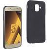 REY Cover in Gel TPU Nera per Samsung Galaxy A5 2017, Ultra Sottile 0,33 mm, Morbido Flessibile, Custodia Silicone