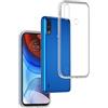 REY Cover in Gel TPU Trasparente per Motorola Moto E7 Power, Ultra Sottile 0,33 mm, Morbido Flessibile, Custodia Silicone