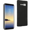 REY Cover in Gel TPU Nera per Samsung Galaxy Note 8, Ultra Sottile 0,33 mm, Morbido Flessibile, Custodia Silicone
