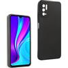REY Cover in Gel TPU Nera per XIAOMI REDMI Note 10 5G - Poco M3 PRO 5G, Ultra Sottile 0,33 mm, Morbido Flessibile, Custodia Silicone