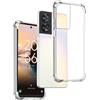 REY Cover in Gel TPU Anti-Shock per TCL 40 NXTPAPER 4G - TCL 50 SE 4G, Morbido Silicone Custodie Protettivo Case, Anti-Scratch, Protettiva Sottile Back Cover